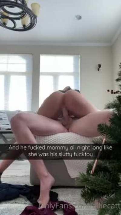 Mom Spent Christmas Being Fucked By Your Little Brother
