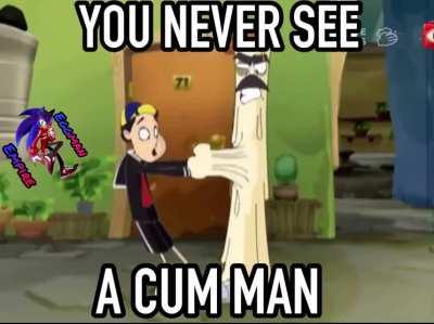 Seu madruga is a cum man!