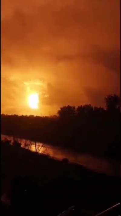 Explosion In An Aluminum Factory, After The Flooding In China.