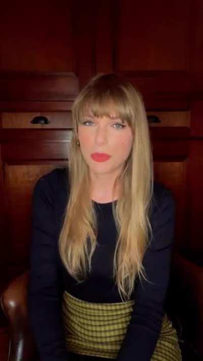 Taylor via Instagram talking about Lavender Haze!