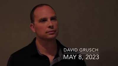 A clip from David Grusch's 
