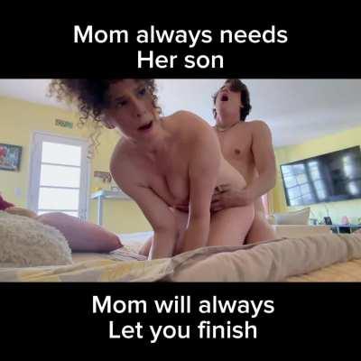 Only son can understand mommy 