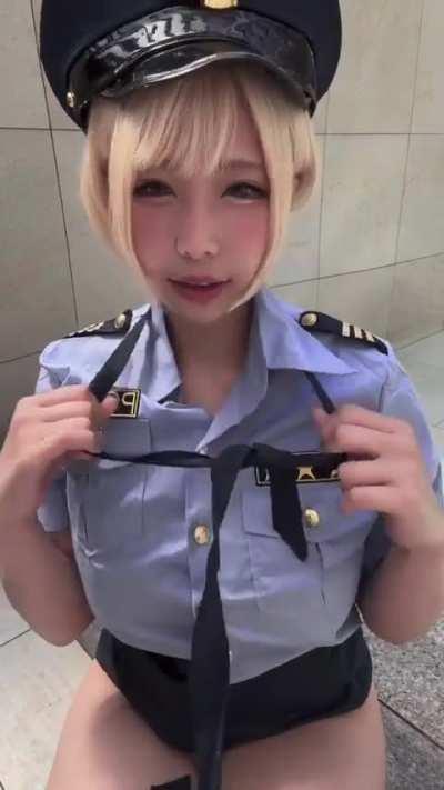 Sexy cop Alice Otsu going to arrest you 