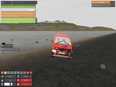 Two cars, one old Renault Espace II vs the other being a brand new 2006 Seat Alhambra TDI