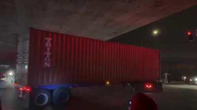 Well, I Guess He Didn't Need His CDL...