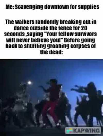 Zombie dance party rule