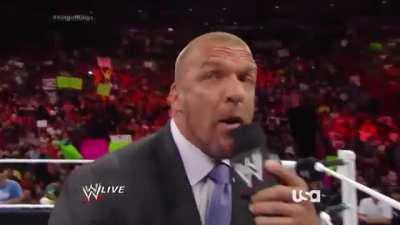 The Triple H promo that seems more relevant everytime you see it