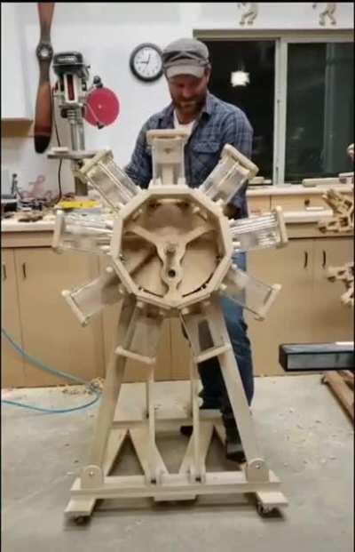 9 cylinder radial engine