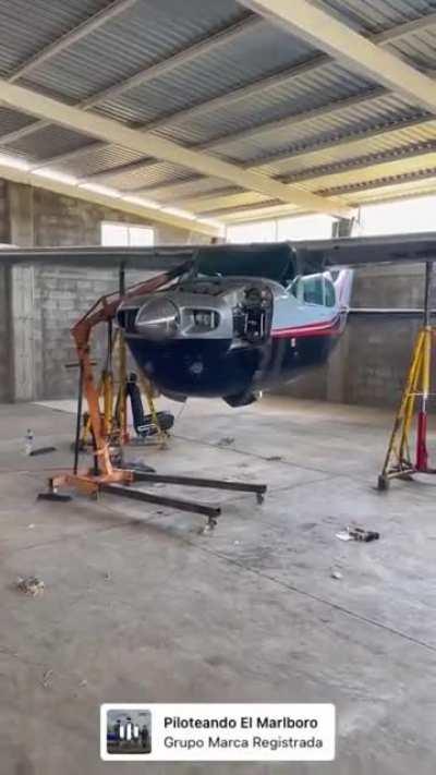 Is this how you guys usually do engine runs?