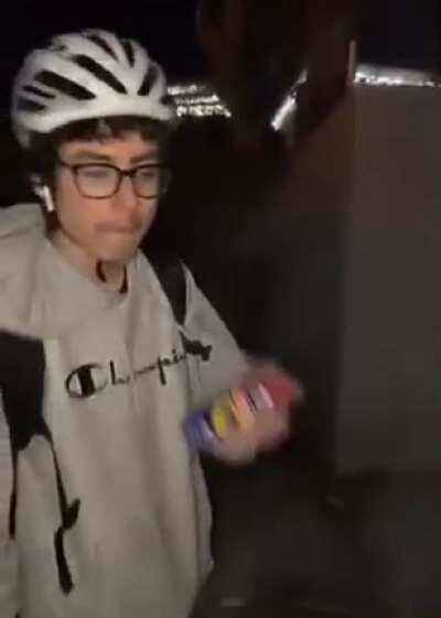 Enjoying a nice can of WD-40