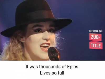 You talk about your war crimes, but you will never be Chad Portugal. Singing your war crimes to a fun tune at Eurovision in 1989 for the whole world to see