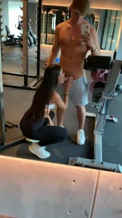 Hot and he clearly knows it