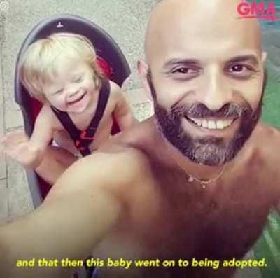 This single dad adopted a baby with down syndrome rejected by dozens of families
