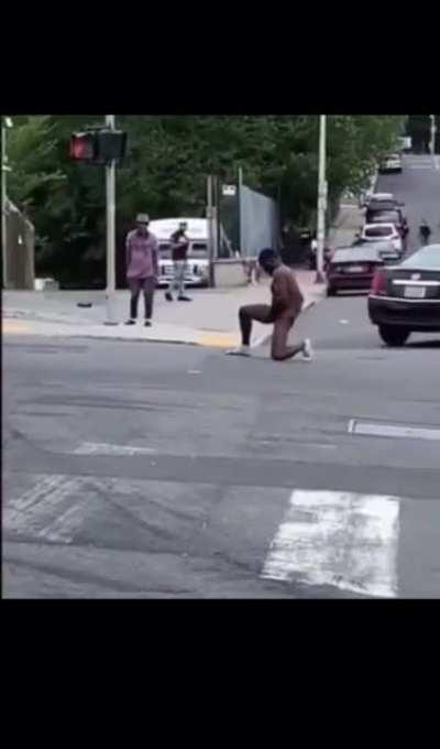 Vibing, not a care in the world.