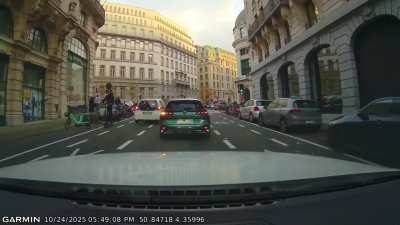 [OC] Someone didn't like waiting in the traffic jam