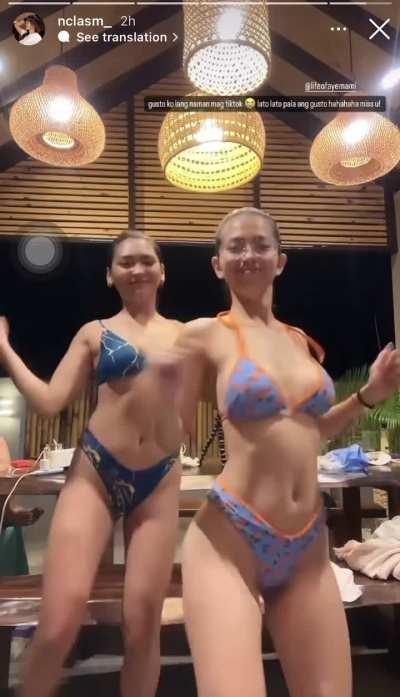 Siobe Lim and Nicole Lasam 💦