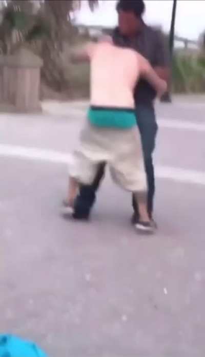 He chose to spit on someone and got publicly humiliated