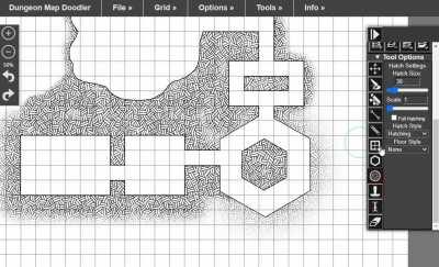 [OC] Dungeon Map Doodler, a free to use online map making program
