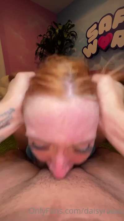 Ginger facefucked hard