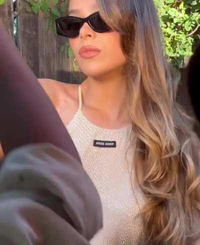 Posing before the Miu Miu party, IG July 2023