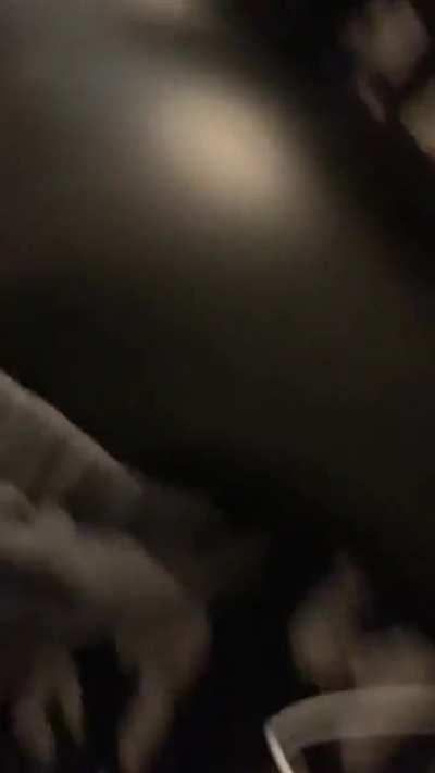 Nice ass in leather leggings