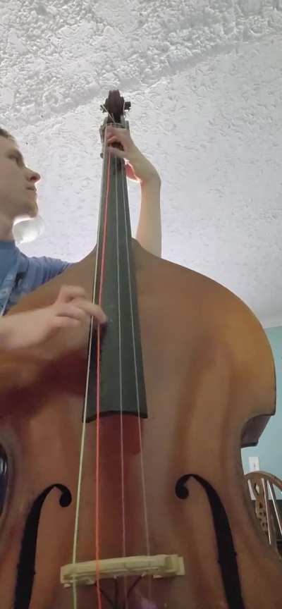 I achieved piccolo tuning with weed-whacker line and fishing line