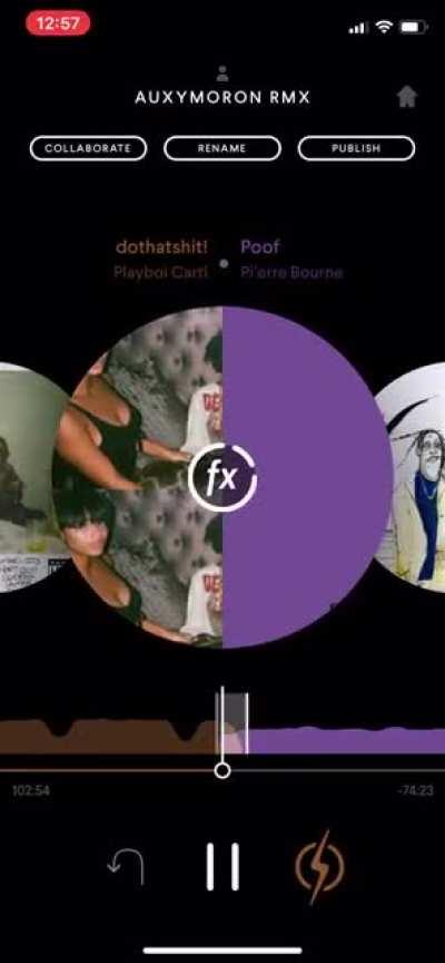 Made a little crossfade... dothatshit! x Poof