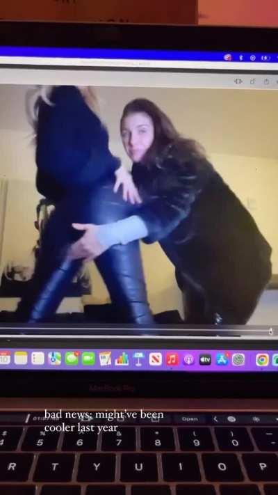 New IG story of a vlog she might post