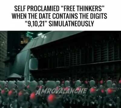 Free thinker my ass 🤦