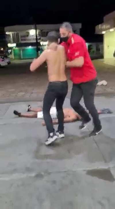 HMFT after I hold to my aggressor's leg instead of fighting back