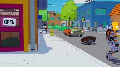 Vocês já viram a abertura de os Simpsons do fortnite?