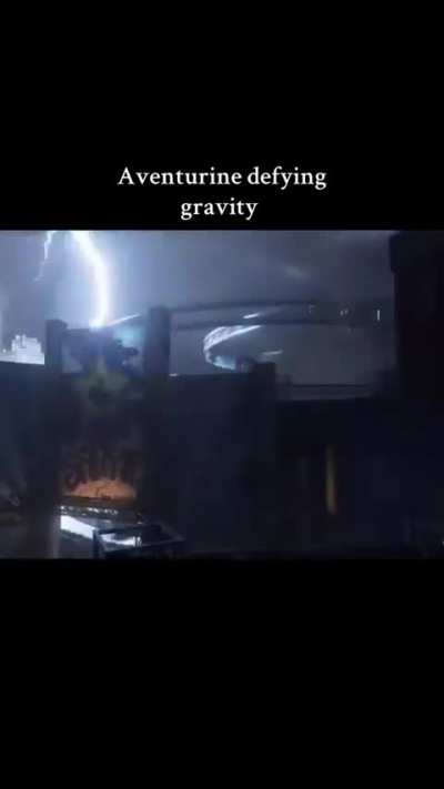 Aventurine defying gravity