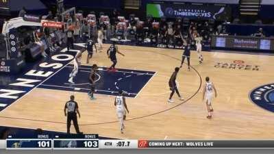 [Highlight] Conley drills the three to put the Jazz up 1 with 5.9 left