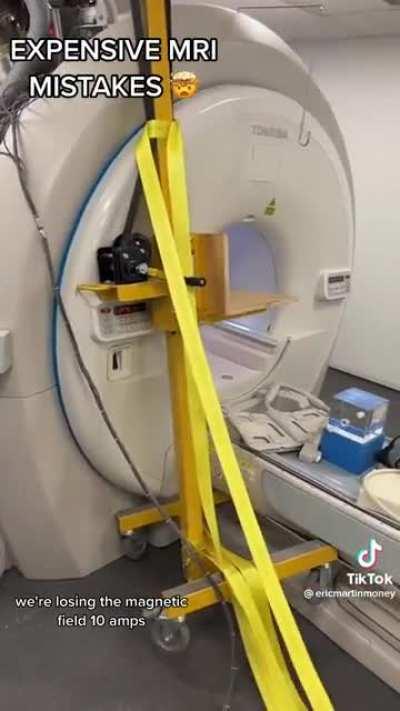 MRI machine having a bad day