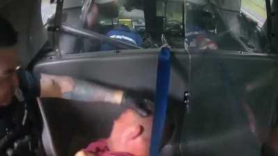 Police Officer Punches Handcuffed Man 13 Times In The Face Whilst Shouting Stop Resisting