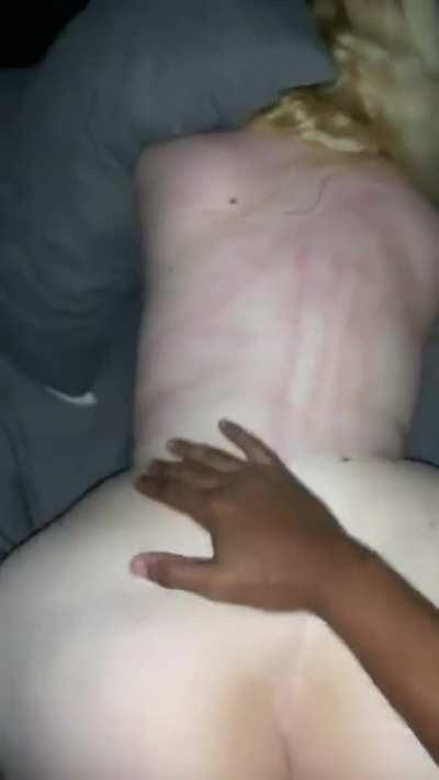 Blonde PAWG’s ass jiggles and bounces from rough fucking