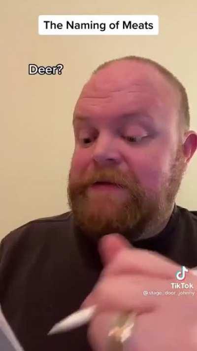 Why is chicken - chicken, but cow - beef