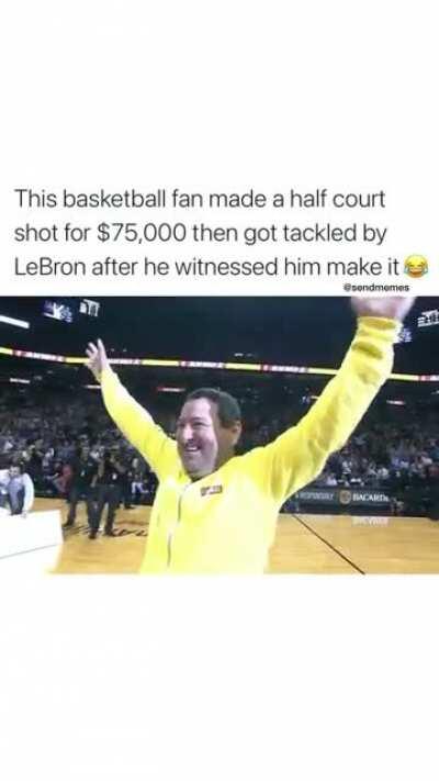 The smile on his face is priceless