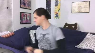 Me, after one of my closest friends let me try on girl clothes