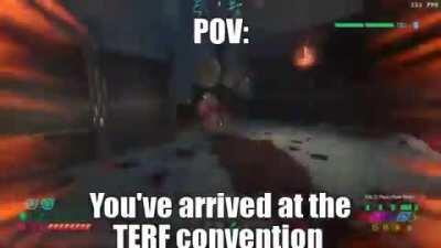 Rip and tearing TERFs? Ok now this is epic