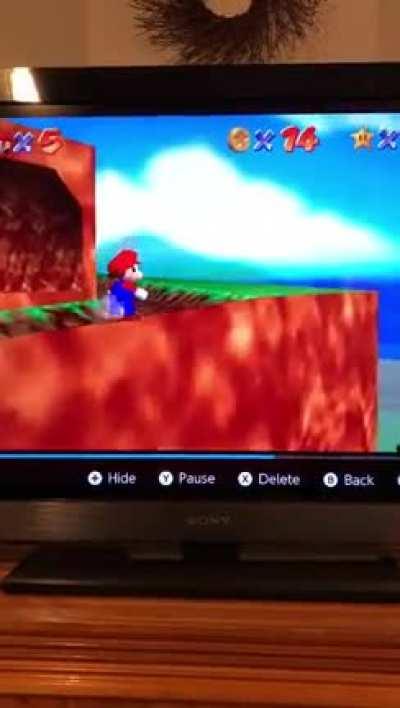 [Super Mario 64 (3D All-Stars)] Mario just be vibin'
