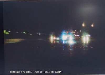 RIGHT BEHIND ME last night passing SFO in San Francisco