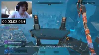 Lobby spawn to top cube [Any% Speedrun] THE 10:24 DREAM BABY!!