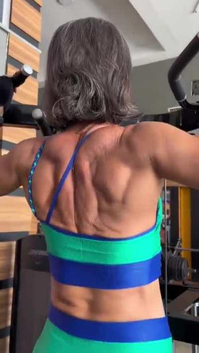 Impressive Abs on This Senior Citizen