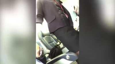 WCGW threatening a flight attendant