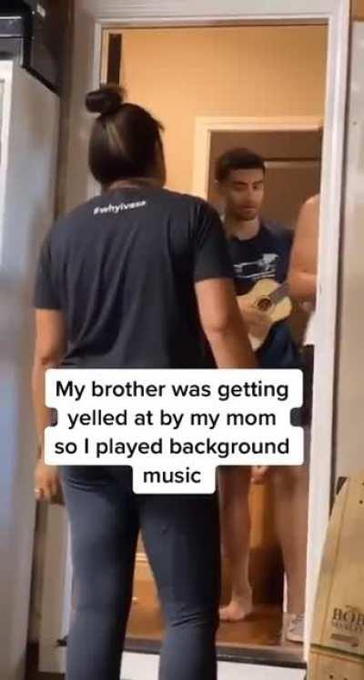 Mom is not impressed