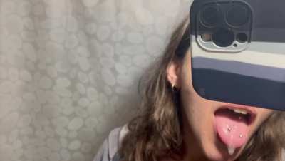 A slightly slippery mouth