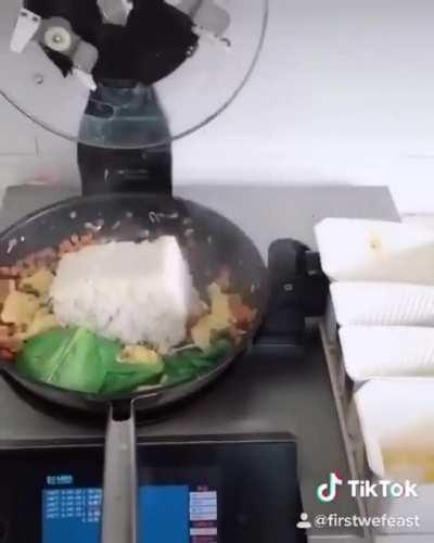 Automatic fried rice maker