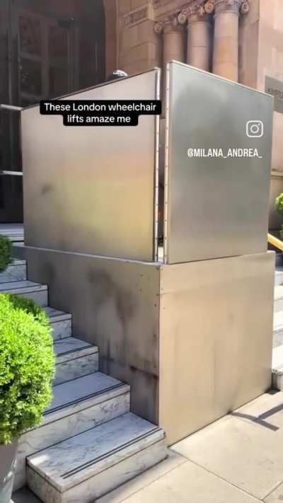 Perfect wheelchair lift