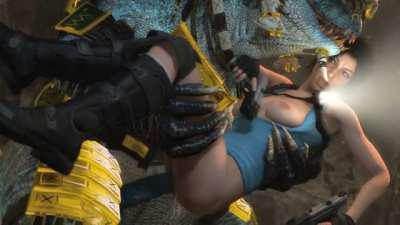 Lara Croft vs Lizardman (darsovin)